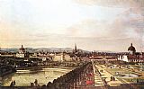 Bernardo Bellotto View of Vienna from the Belvedere painting